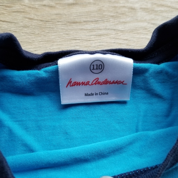 2010 euc / vguc Hanna Andersson 110 size 5 stingray tee - Picture 5 of 9